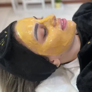 ماسک هیدروژلی طلا 24K برند premier beauty face