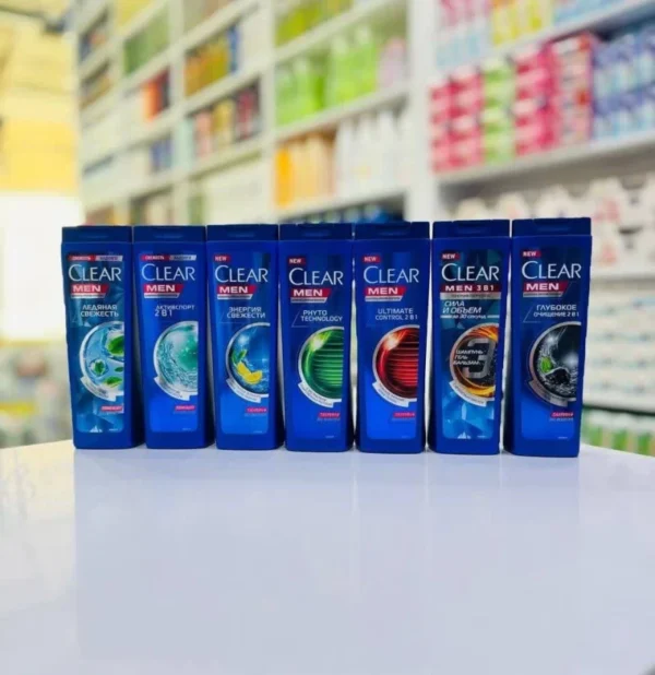 شامپو ضدشوره مردانه کلیر 7مدل