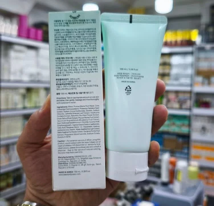 ژل شستشوی آلو سبز و ماش بیوتی اف جوسان 100میل