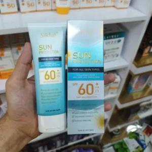 ضدآفتاب بی رنگ آبرسان و روشن کننده سیلکفول SPF60
