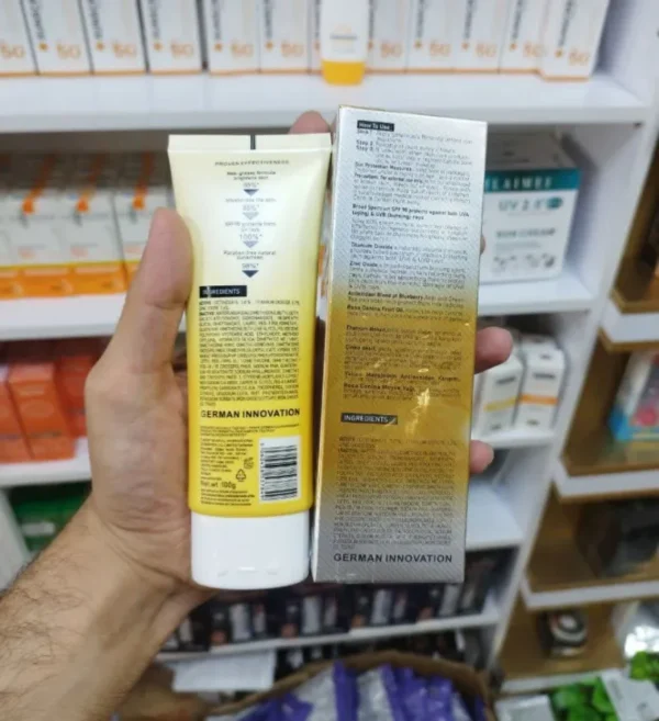ضدآفتاب بی رنگ پوست چرب سیلکفول Spf90