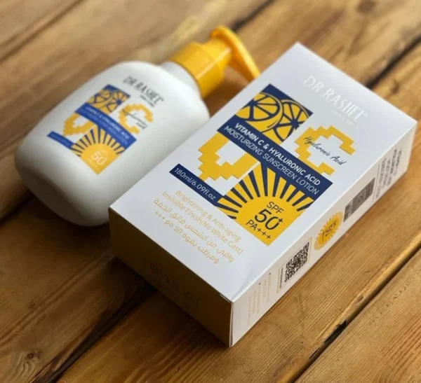 لوسیون ضدآفتاب ویتامین C و آبرسان دکتر راشل SPF50