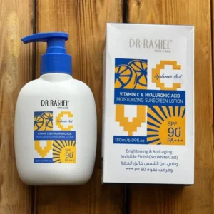 لوسیون ضدآفتاب ویتامین C و آبرسان دکتر راشل SPF90