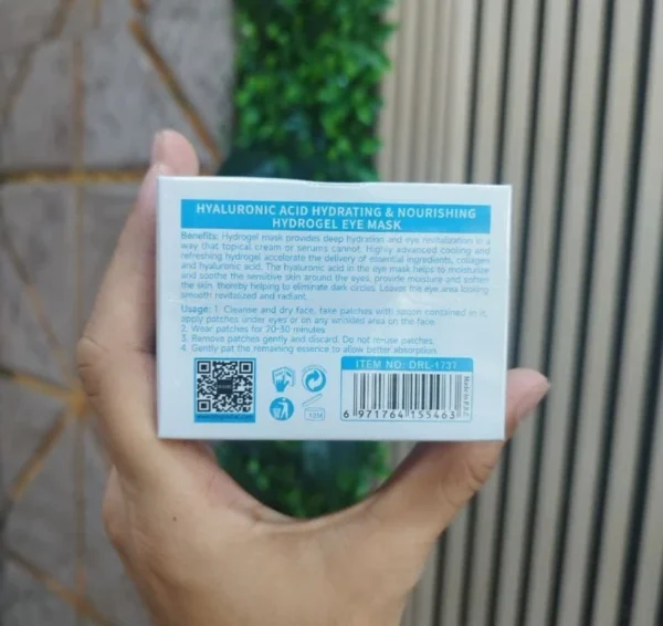 پچ زیرچشم آبرسان هیالورونیک اسید دکتر راشل 60عددی