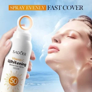 اسپری ضدآفتاب ضدلک ویتامین C برند SPF50 SADOR