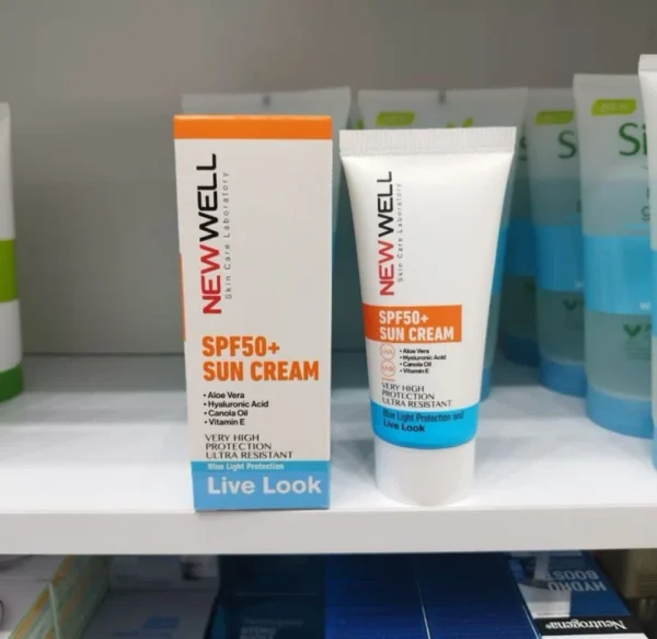 ضدآفتاب بی رنگ نیوول SPF50
