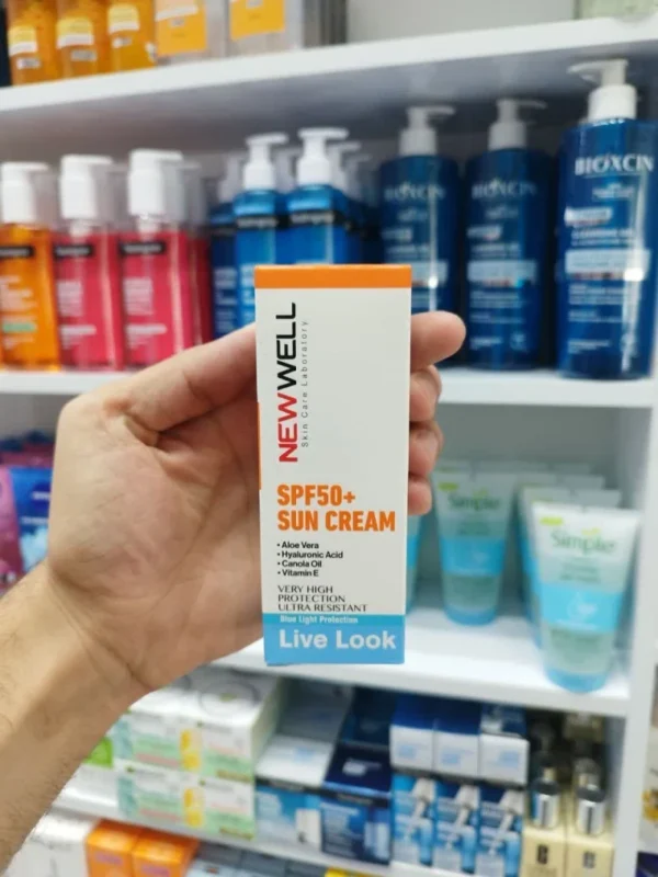 ضدآفتاب بی رنگ نیوول SPF50