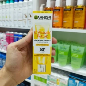ضدآفتاب بی رنگ ویتامین سی گارنیر SPF50