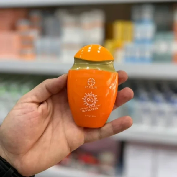 کرم ضدآفتاب بی رنگ ضدچروک استلین SPF90