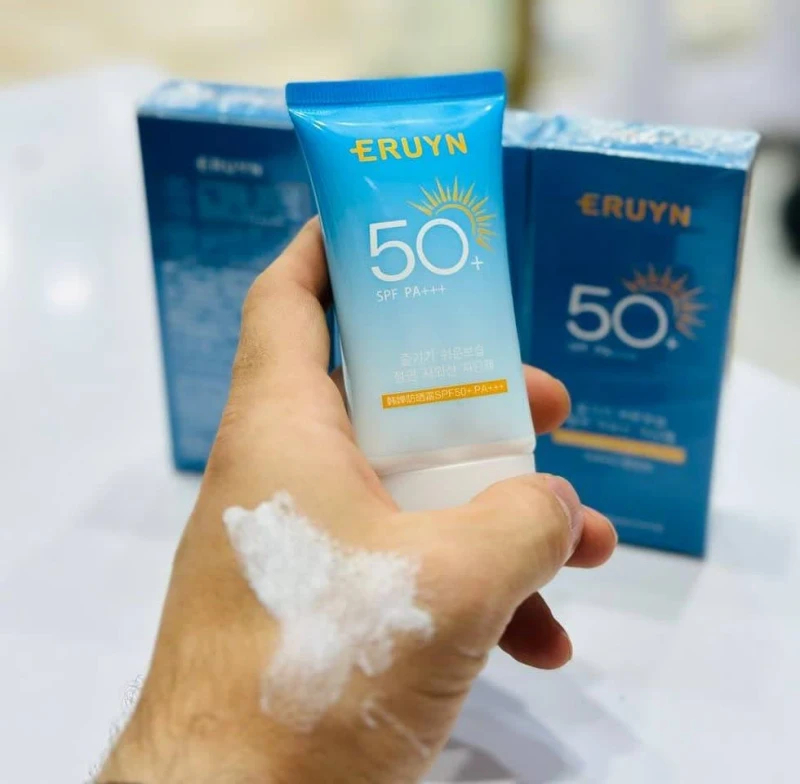 کرم ضدآفتاب کره ای SPF50 ERUYN