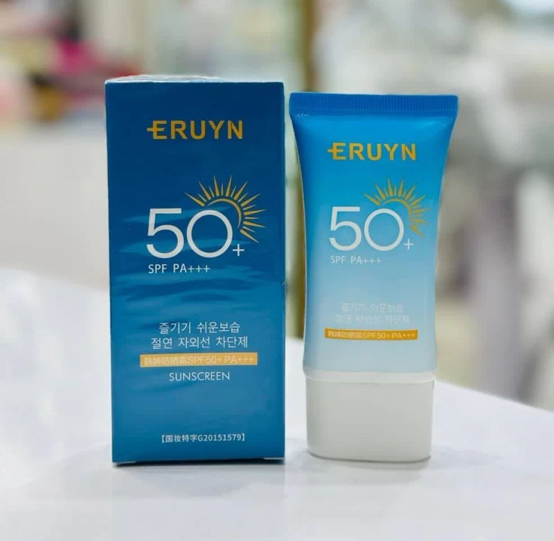 کرم ضدآفتاب کره ای SPF50 ERUYN