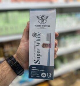 خمیردندان سفیدکننده SUPER WHITE اصل 70میل