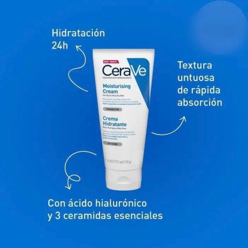 کرم مرطوب کننده و آبرسان تیوپی پوست خشک سراوی 177میل کرم مرطوب کننده و آبرسان تیوپی پوست خشک سراوی 177میل