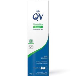 کرم مرطوب کننده پوست خشک و حساس QV کیوچوی 100گرم