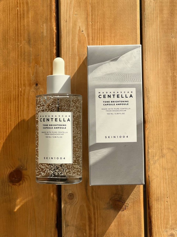 آمپول کپسولی ضدلک سنتلا تون برایتینیگ اسکین 1004 (4) آمپول کپسولی ضدلک سنتلا تون برایتینیگ اسکین 1004