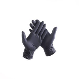 دستکش لاتکسی مشکی خارجی 100عددی