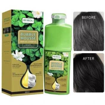 شامپو رنگ ژلاتین بابل موس 500میل (1) شامپو رنگ ژلاتین بابل موس 500میل