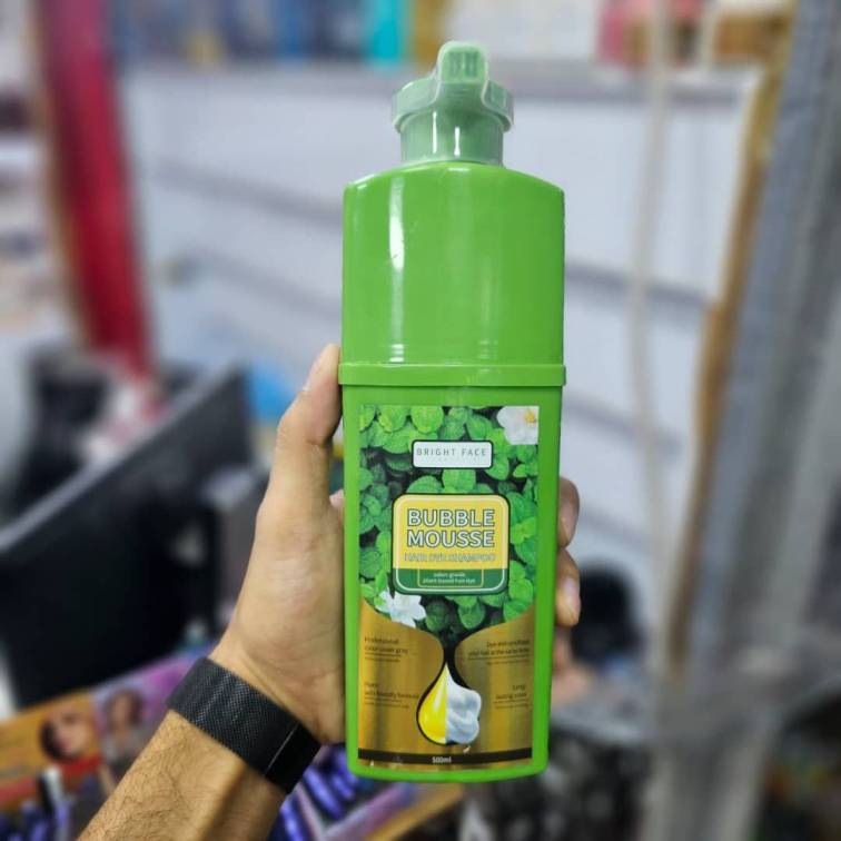 شامپو رنگ ژلاتین بابل موس 500میل (2) شامپو رنگ ژلاتین بابل موس 500میل