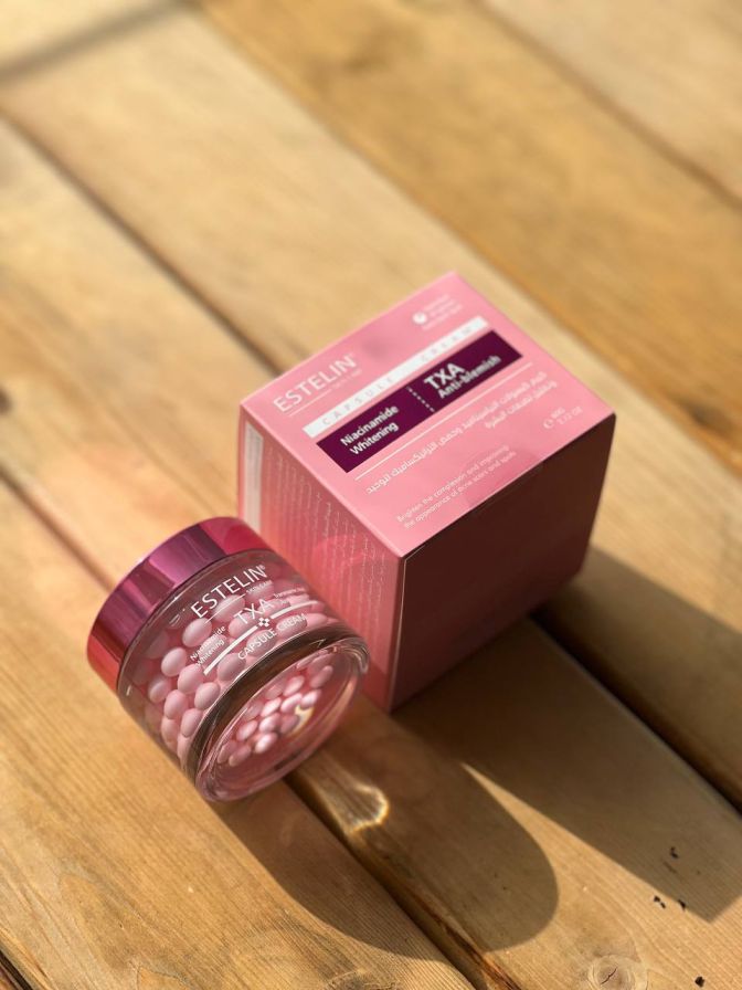 کرم کپسولی نیاسینامید و ترانگزامیک اسید استلین 60گرم کرم کپسولی نیاسینامید و ترانگزامیک اسید استلین 60گرم